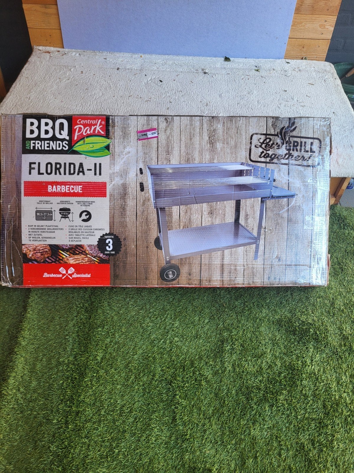 Nieuwe BBQ Central Park Florida-II in doos, Ophalen of Verzenden, Nieuw, Central Park