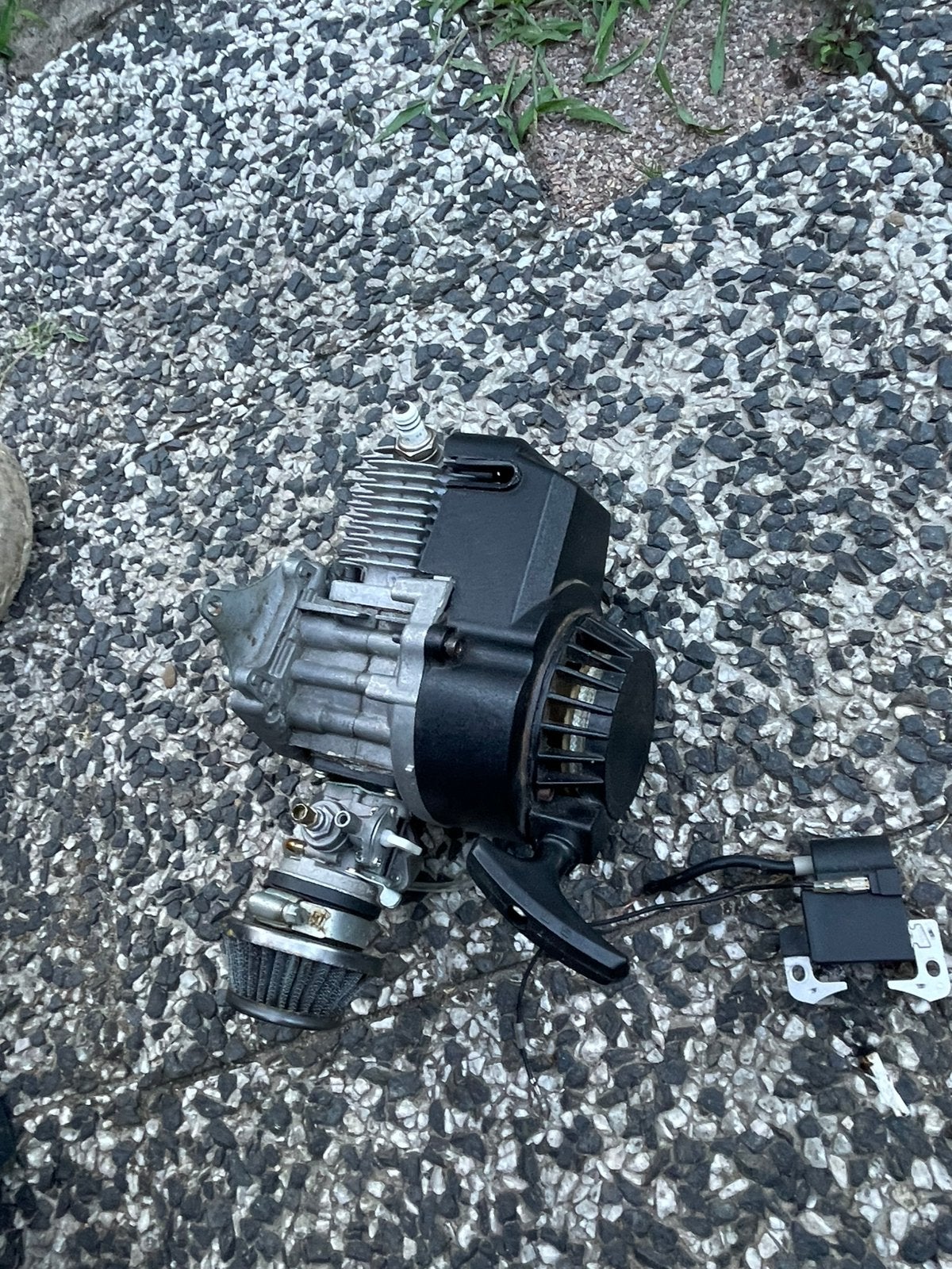 Mini bike 49 cc blok (70cc), Fietsen en Brommers, Ophalen, Gebruikt, Schijfrem, Overige typen