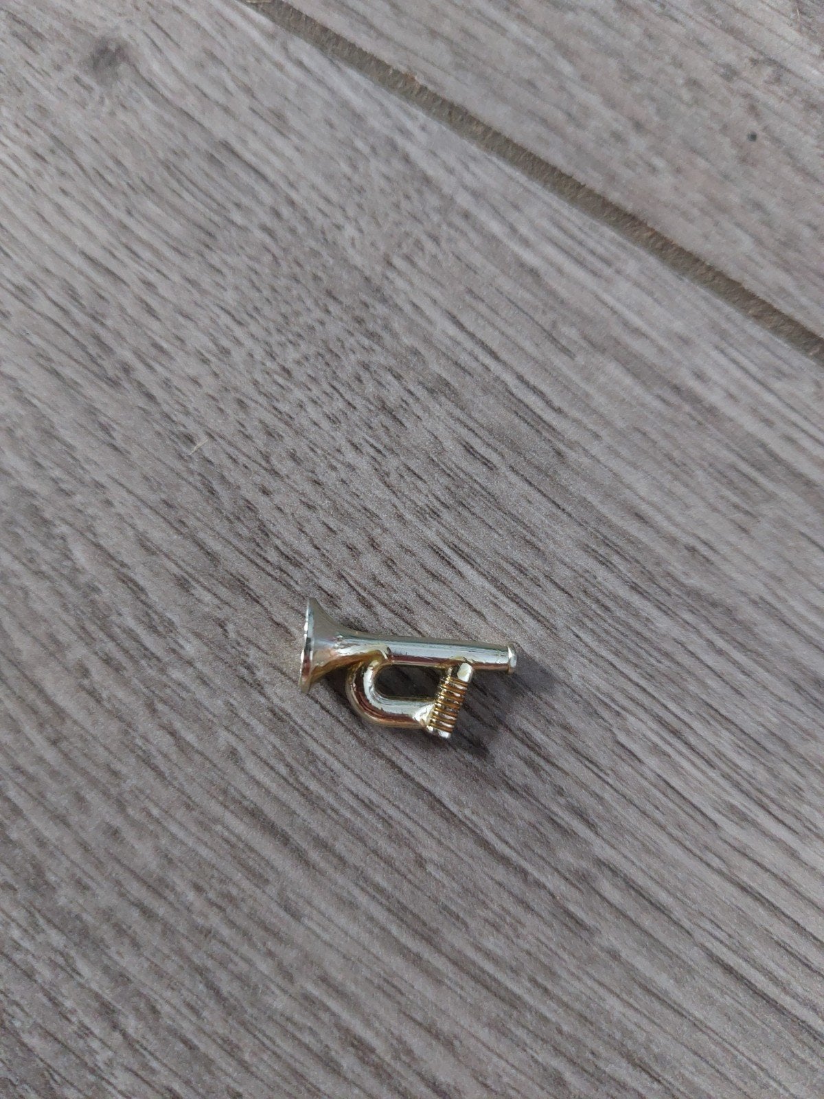 Lego Chroom Gouden Trompet voor Minifiguur of Decoratie, Ophalen