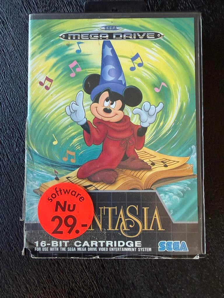 Sega Mega Drive - Fantasia (Disney Mickey Mouse), Gebruikt, 1 speler, Ophalen of Verzenden, Platform