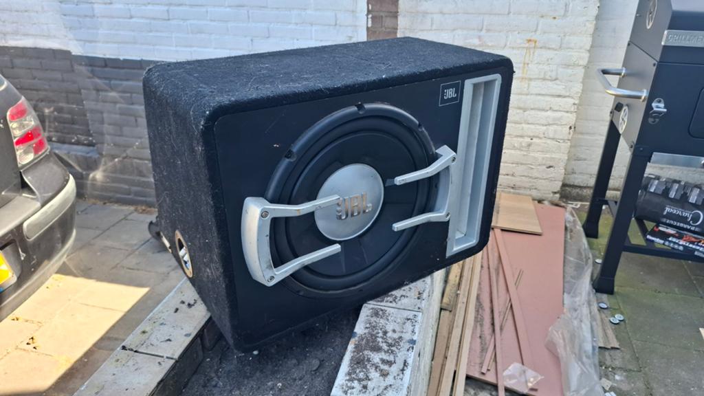 JBL GTO 1204D 12" Subwoofer in kist, Audio, Tv en Foto, Luidsprekers, Gebruikt, Subwoofer, JBL, Ophalen