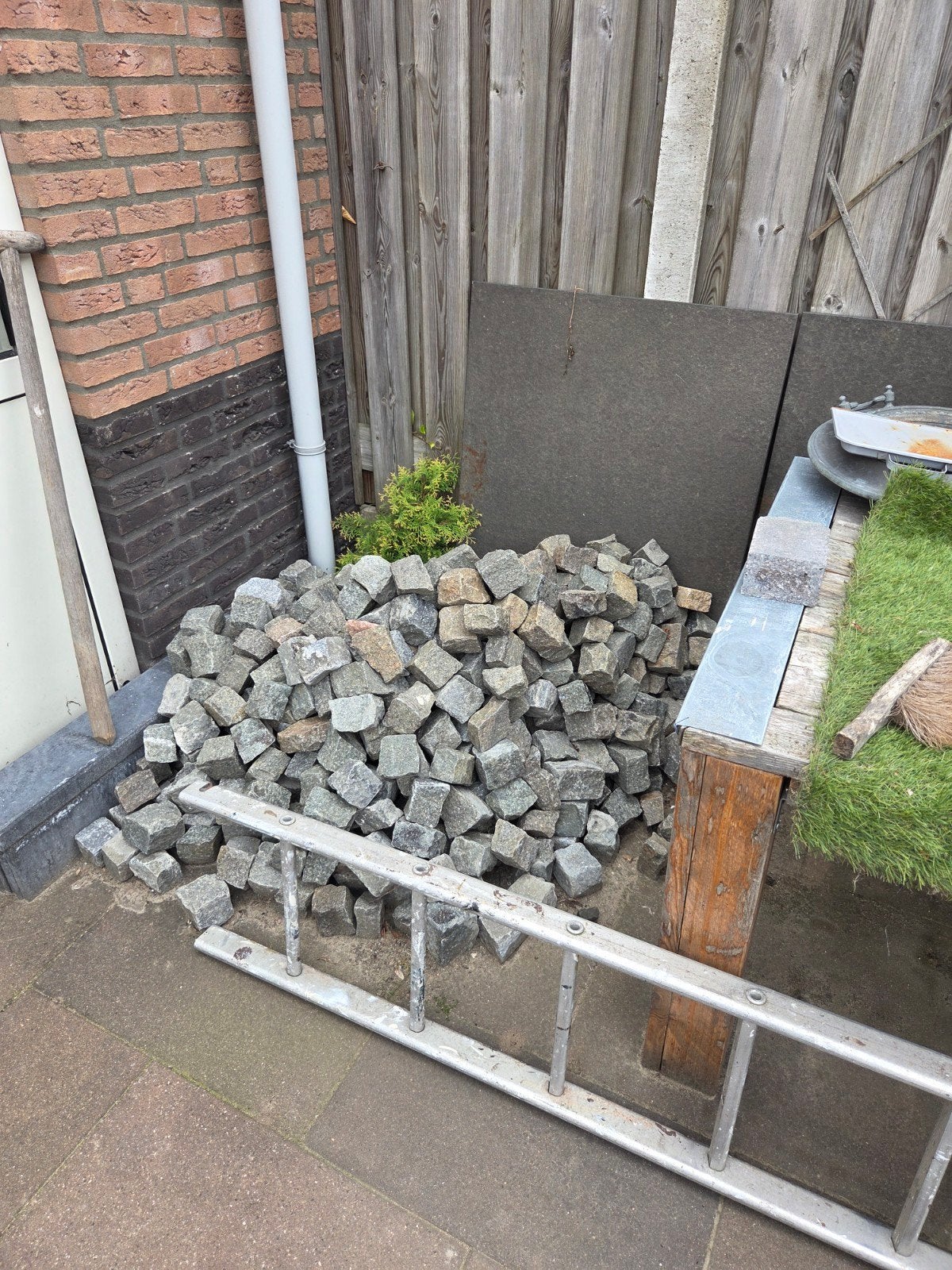 Portugees graniet, Tuin en Terras, Ophalen, Gebruikt, Graniet, Kei