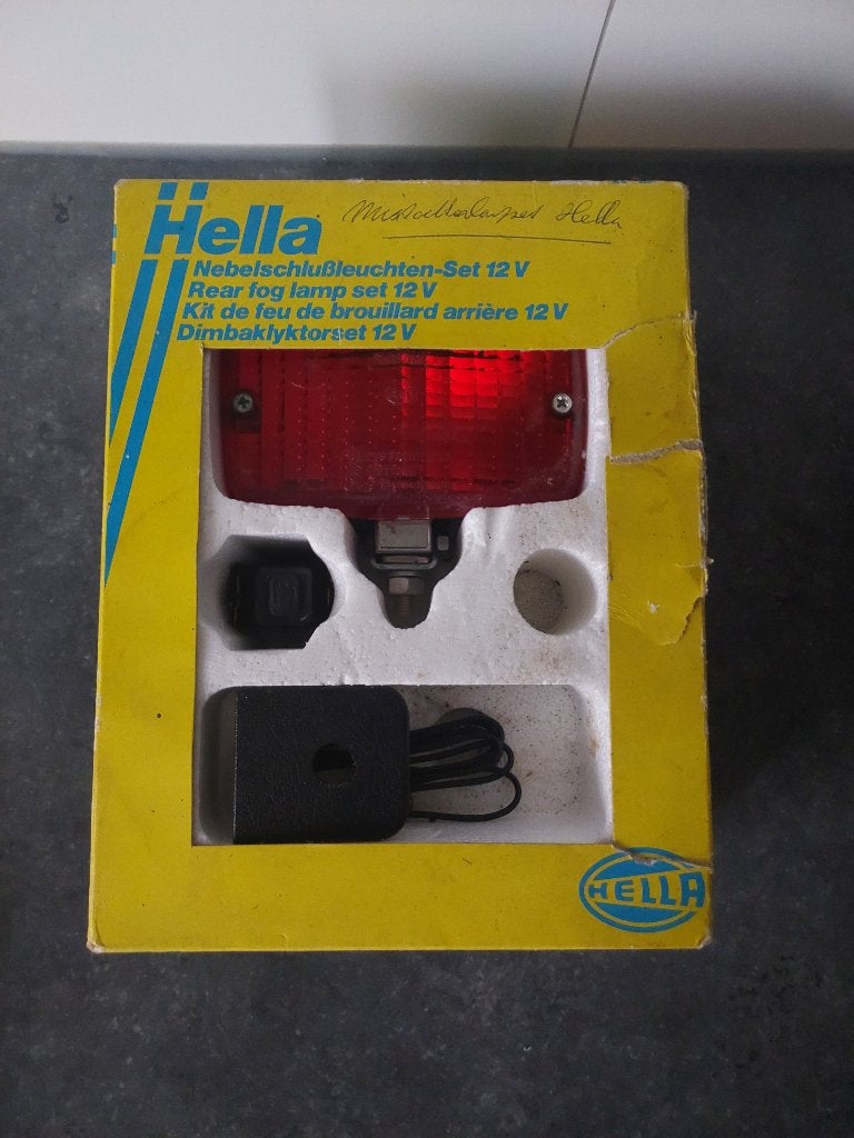 NOS Hella NES 80 Mistachterlicht Oldtimer VW Opel Volvo, Verzenden