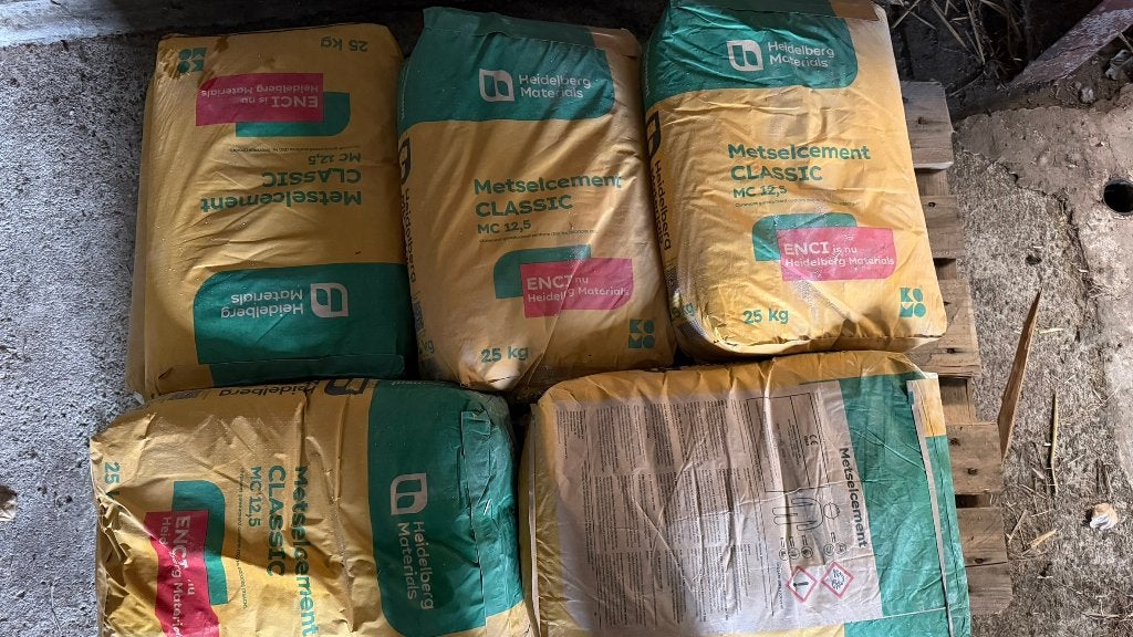10 zakken Heidelberg Materials Metselcement Classic MC 12,5, Ophalen, Nieuw, Overige typen