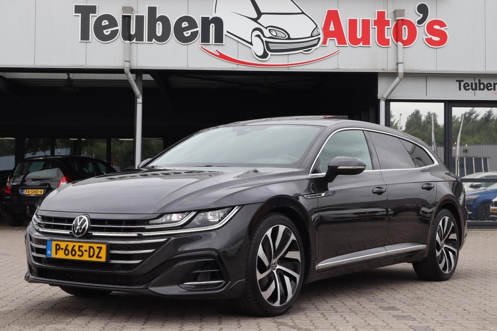 Volkswagen Arteon Shooting Brake 2.0 TSI R-Line Business+ |, Auto's, Volkswagen, 1984 cc, Zwart, Geïmporteerd, 84 €/maand
