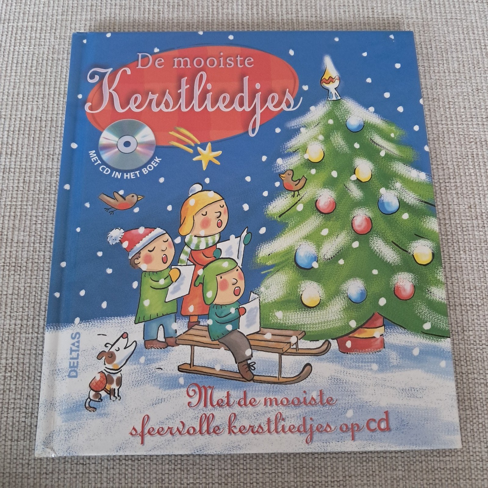 Kerstliedjes met CD, Boeken, Ophalen of Verzenden, Gelezen, Deltas