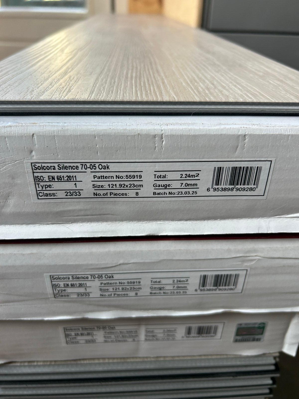 15m2 nieuw click pvc, Ophalen, 50 tot 150 cm, Nieuw, Minder dan 5 m²