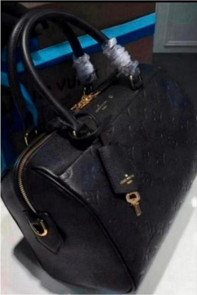 LV Louis Vuitton handtas leren zwart nieuw, Ophalen, Nieuw, Zwart, Handtas