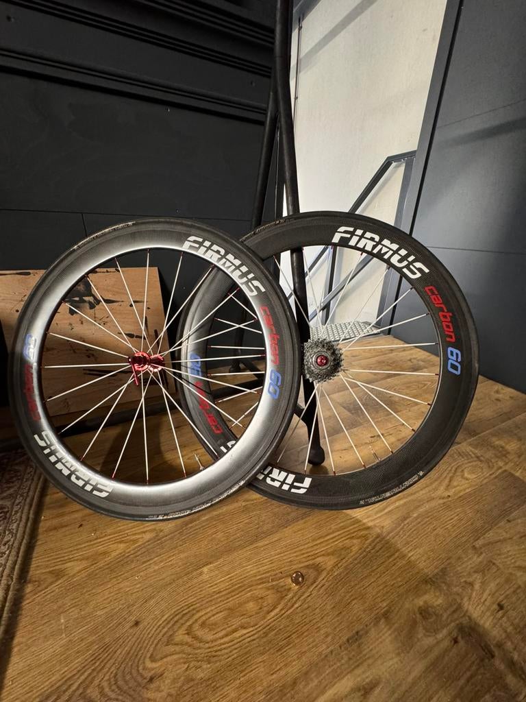 Firmus carbon 60 racewielen, Ophalen, Gebruikt, Wiel, Carbon