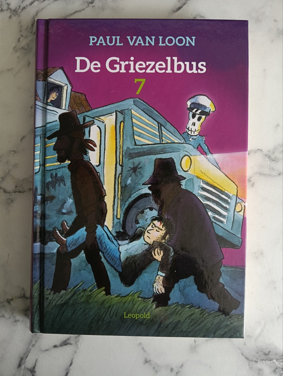 Paul van Loon - De Griezelbus 7 - In uitstekende staat, Ophalen of Verzenden, Zo goed als nieuw, Paul van Loon, Fictie