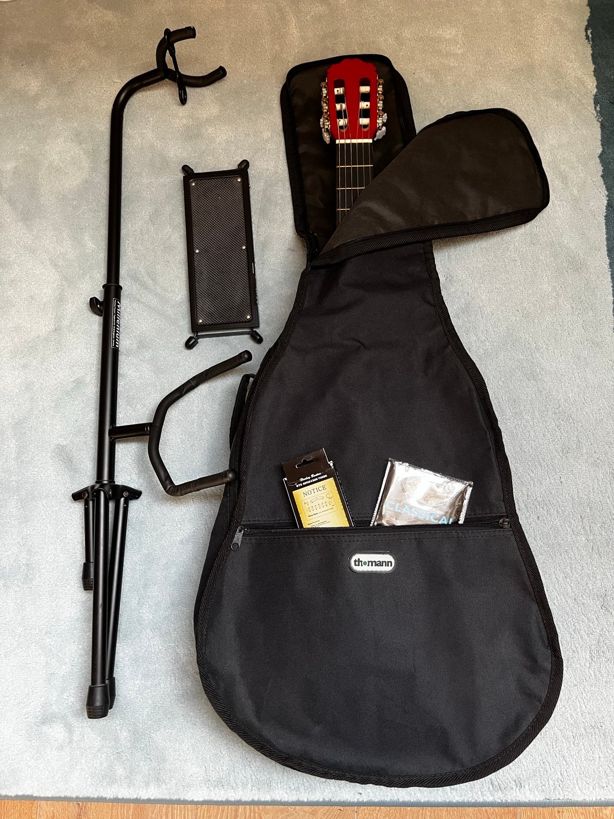 Startone Klassieke Gitaar CG-851 4/4 met accessoires, Muziek en Instrumenten, Ophalen, Gebruikt, Klassieke of Spaanse gitaar, Met koffer
