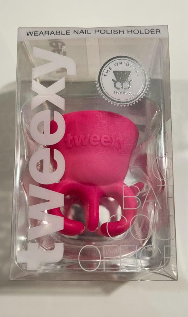 Tweexy draagbare nagellak houder, Ophalen of Verzenden, Nieuw, Roze, Handen en Nagels