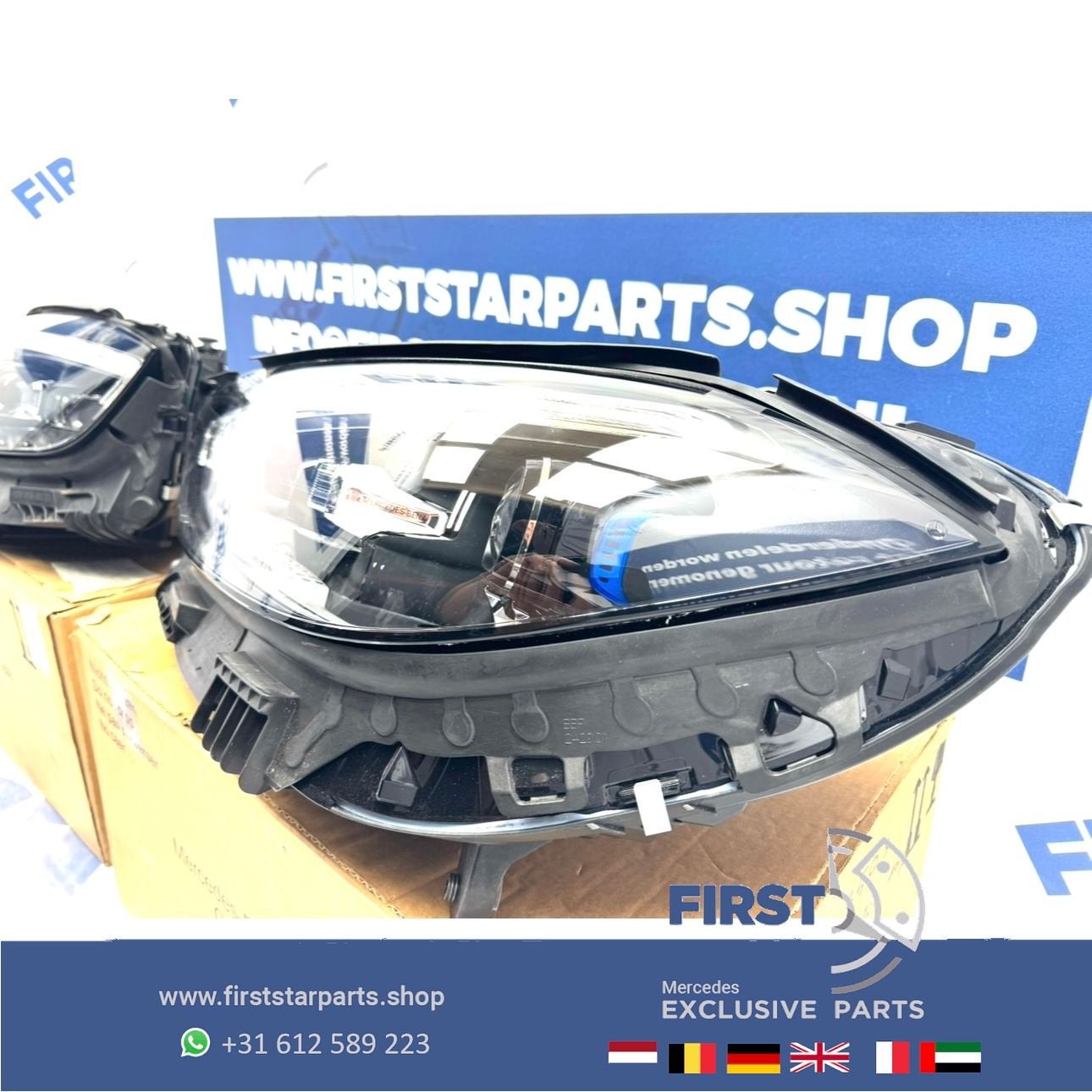 W206 S206 C klasse LED DIGITAL LIGHT KOPLAMP LINKS C63 C63s, Gebruikt, -, Verzenden, -