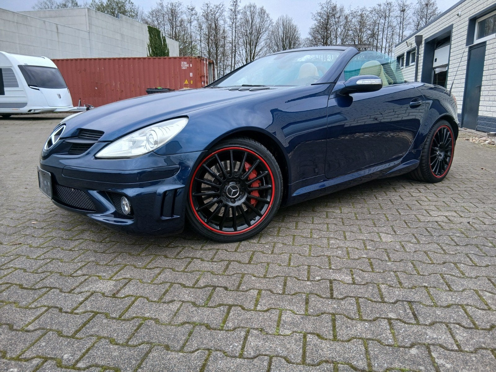 MERCEDES SLK AMG V8 AUTOM. ,BJ.2006 NU SLECHTS €15999, Automaat, Euro 5, Achterwielaandrijving, Cabriolet