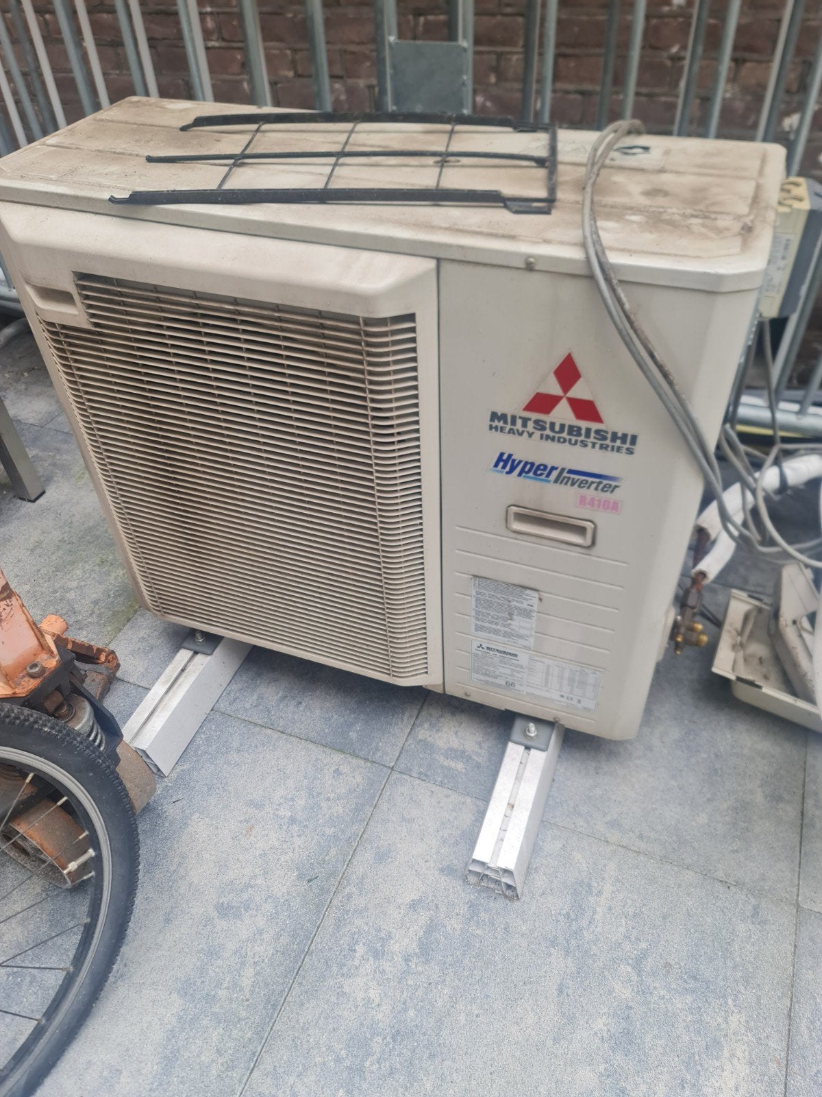 Mitsubishi Heavy Industries Hyper Inverter Airco, 3 snelheden of meer, Ophalen of Verzenden, Energieklasse A of zuiniger, Gebruikt