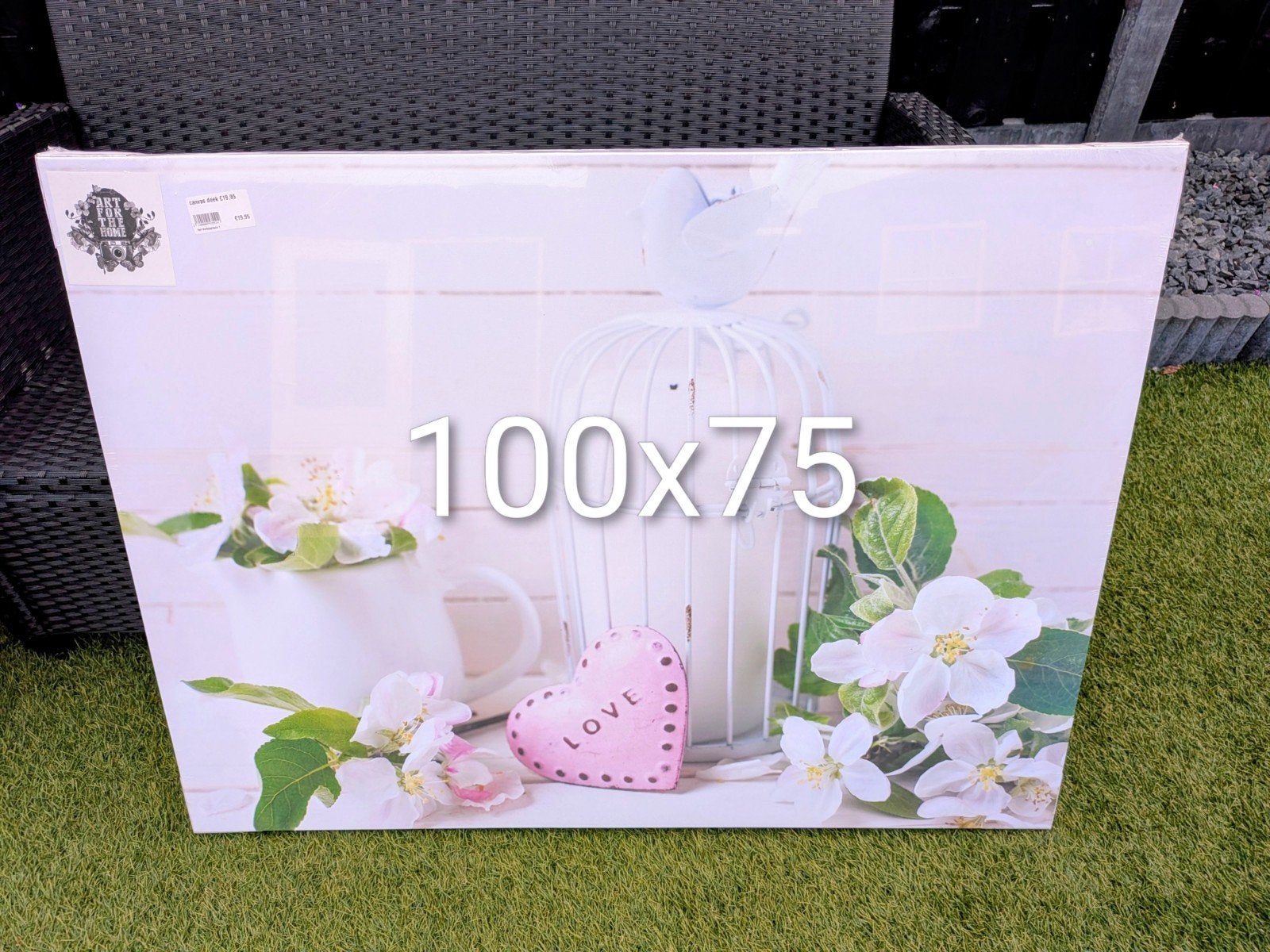 Schilderij op canvasdoek eindezomeractie 4x, Ophalen of Verzenden, Nieuw