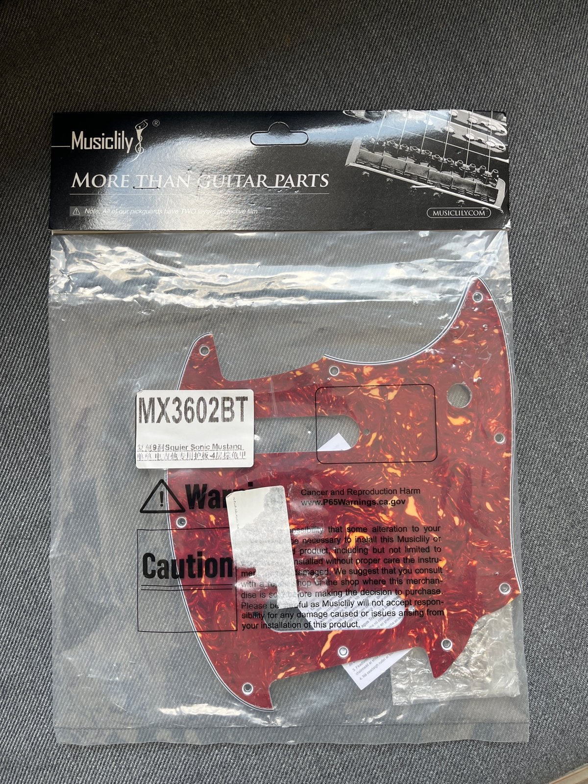 Nieuwe Rode Tortoiseshell Pickguard voor Mustang Gitaar, Muziek en Instrumenten, Ophalen of Verzenden, Nieuw, Overige typen