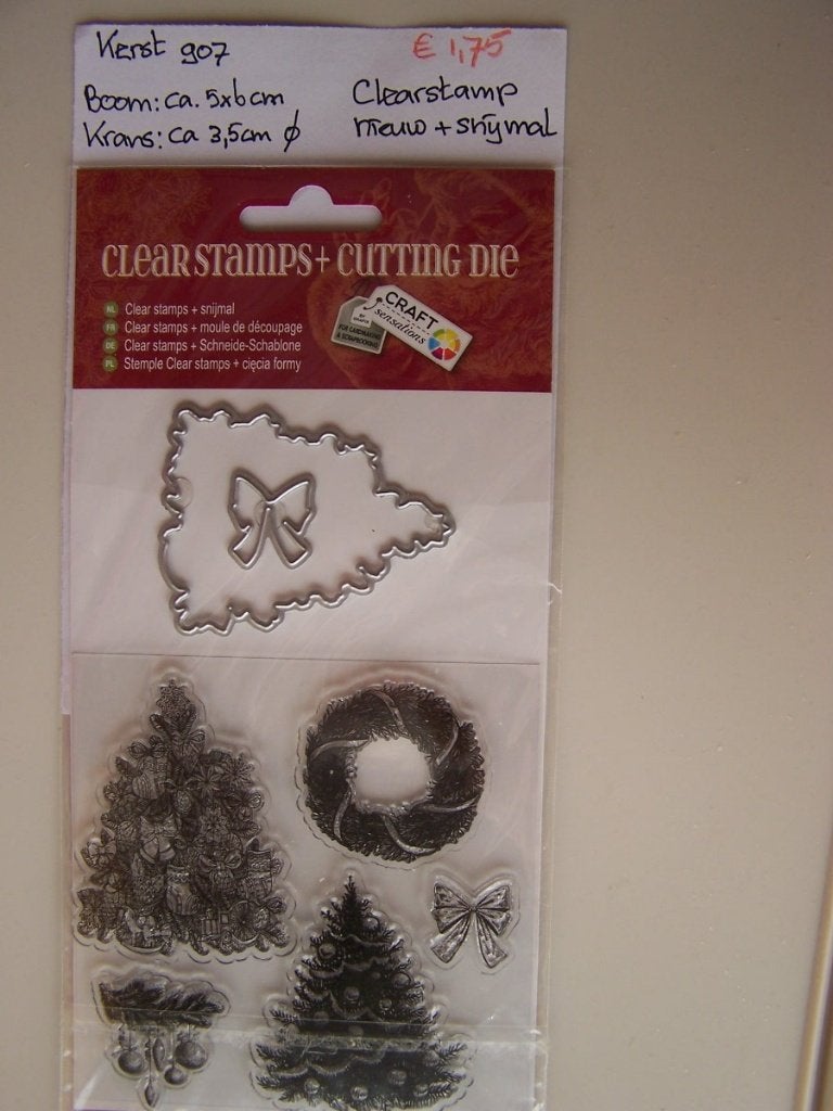 Kerst 907 Clearstamp, Ophalen of Verzenden, Nieuw, Clearstamp