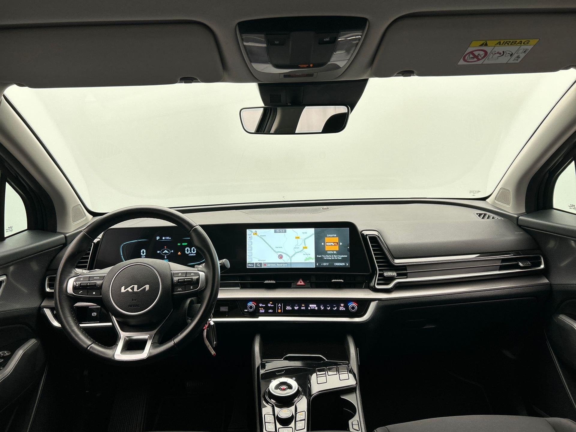Kia Sportage 1.6 T-GDi Plug-in Hybrid AWD DynamicLine Adapti, Auto's, Automaat, Automatische klimaatregeling, Stof, Gebruikt