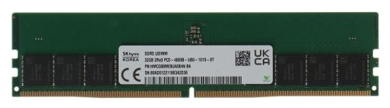 HMCG88MEBUA084N Hynix 32GB DDR5 2Rx8 4800Mhz Non ECC, Niet ingevuld, Gebruikt, 32 GB, Verzenden