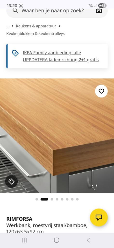 Werktafel voor keuken of schuur, Huis en Inrichting, Kasten | Overige, Ophalen, Zo goed als nieuw