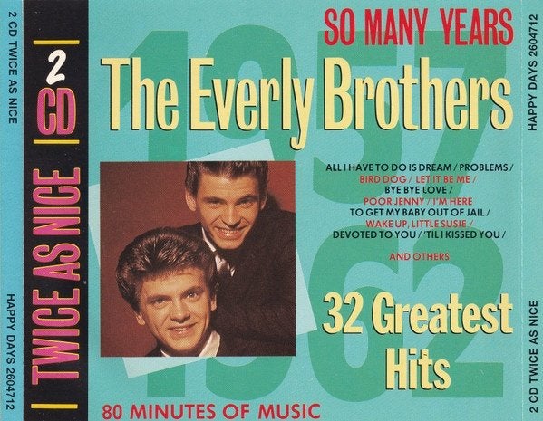 CD's van The Everly Brothers, Ophalen of Verzenden, Gebruikt, Album