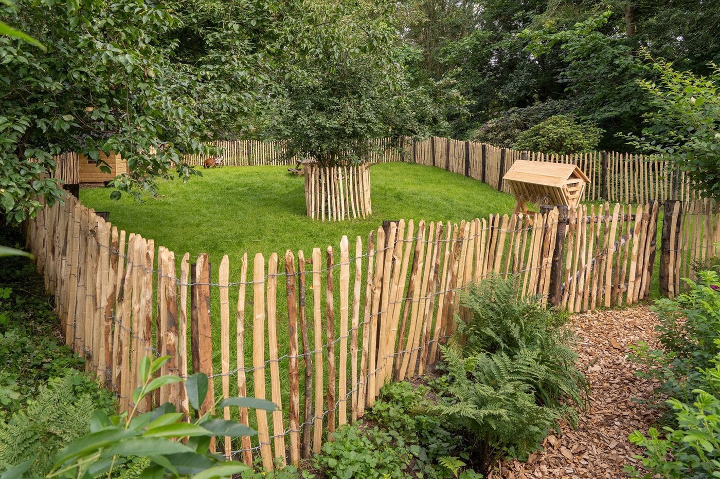 GEZOCHT 30/40 meter schapenhek, Ophalen, Hout, Tuinhek