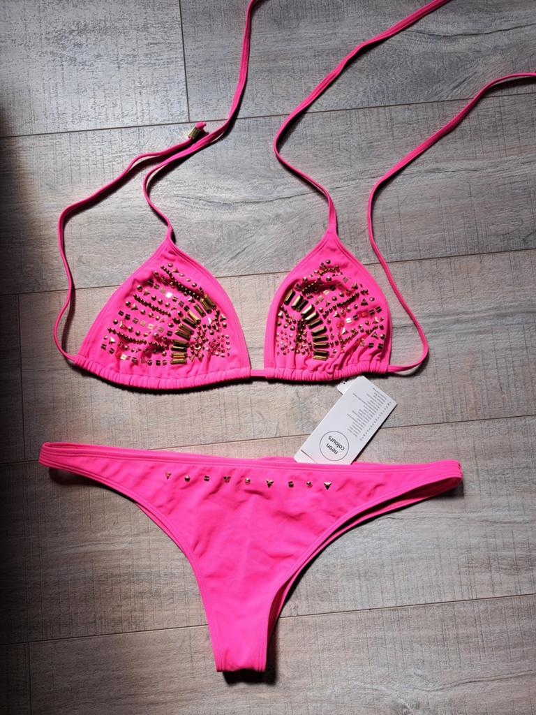 Bikini nieuw fel roze brazilian cheeky maat 42 Rodeo C&A, Kleding | Dames, Nieuw, Ophalen of Verzenden, Roze, Bikini