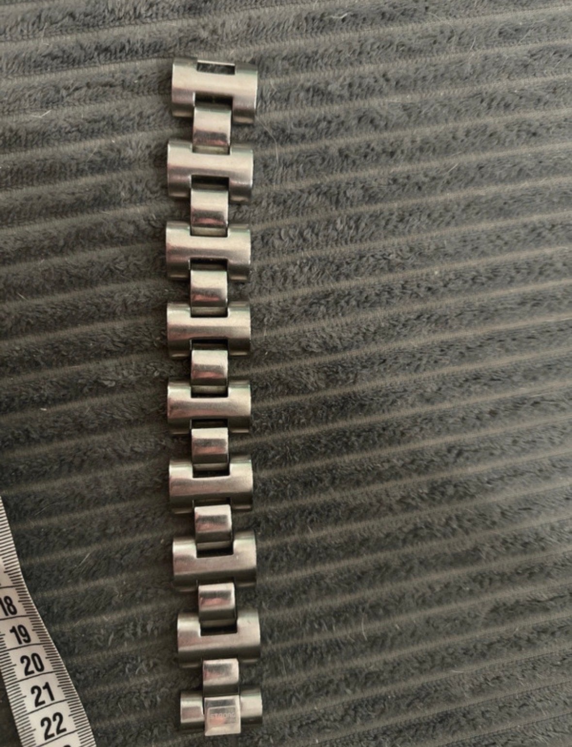 Armband - Roestvrij staal, Ophalen of Verzenden, Gebruikt, Zilver, Staal