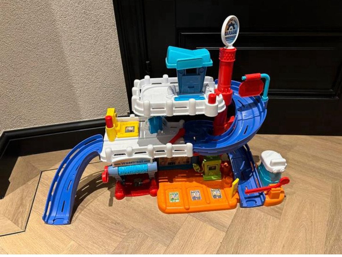 Vtech toet toet auto garage, Ophalen of Verzenden, Zo goed als nieuw, Handmatig, Overige merken