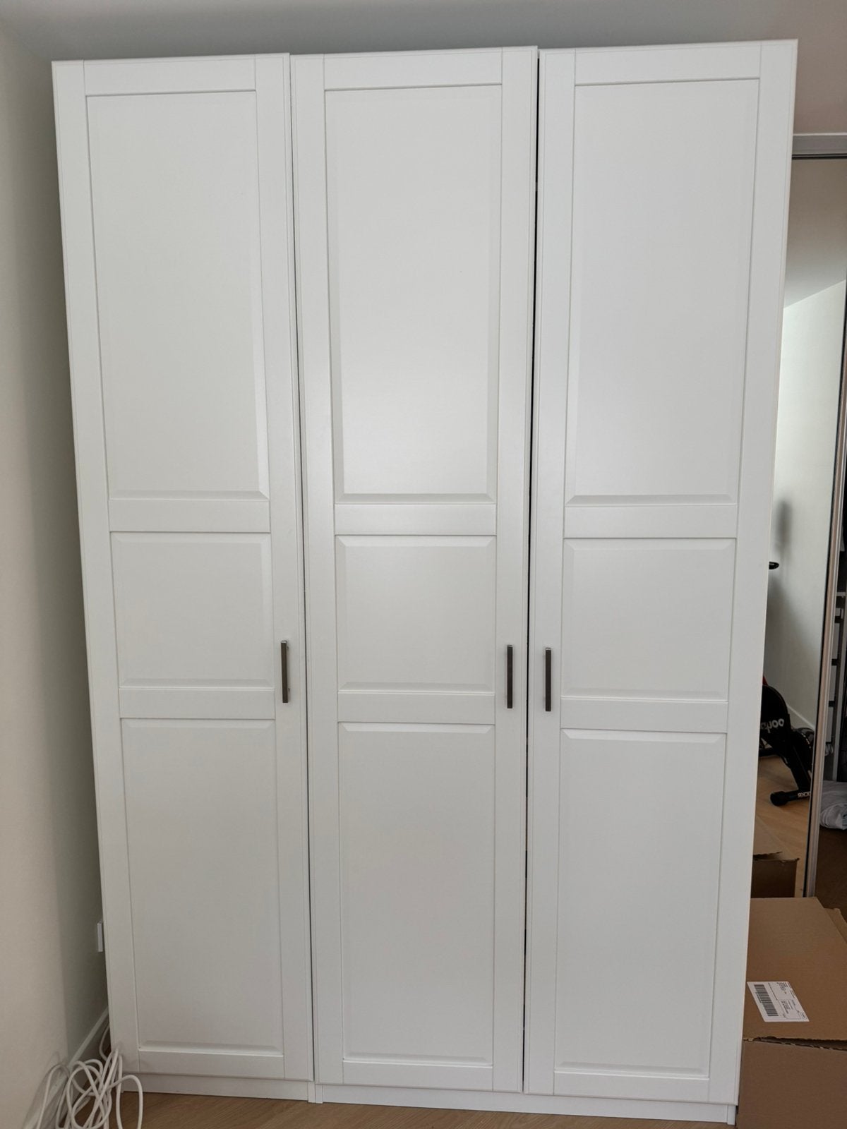 5x Ikea Tyssedal deuren met scharnieren, wit, Huis en Inrichting, Kasten | Kledingkasten, Zo goed als nieuw, 200 cm of meer, 50 tot 100 cm
