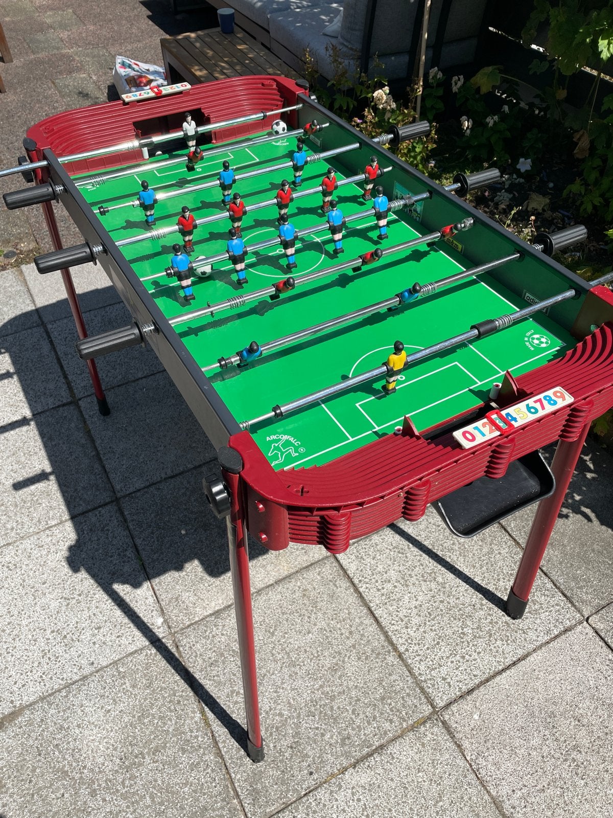 Tafelvoetbaltafel - Gebruikt, Hobby en Vrije tijd, Drie of vier spelers, Ophalen, Gebruikt