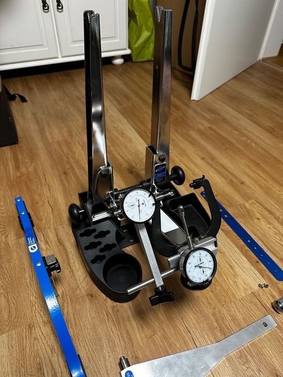 Park Tool richtstand set, Fietsen en Brommers, Fietsaccessoires | Fietsgereedschap, Ophalen of Verzenden, Zo goed als nieuw