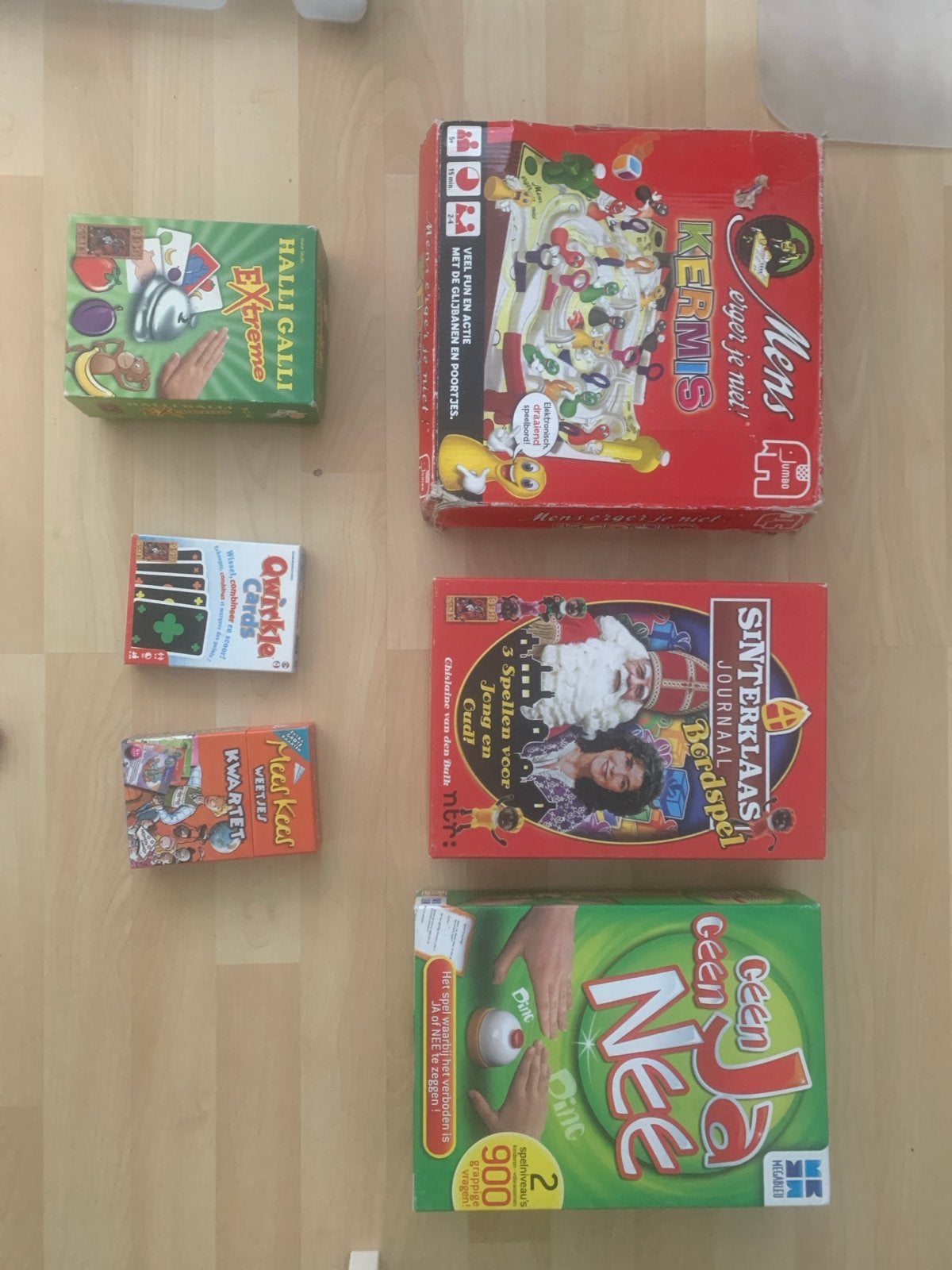 Diverse bordspellen en kaartspellen, Drie of vier spelers, Ophalen of Verzenden, Gebruikt