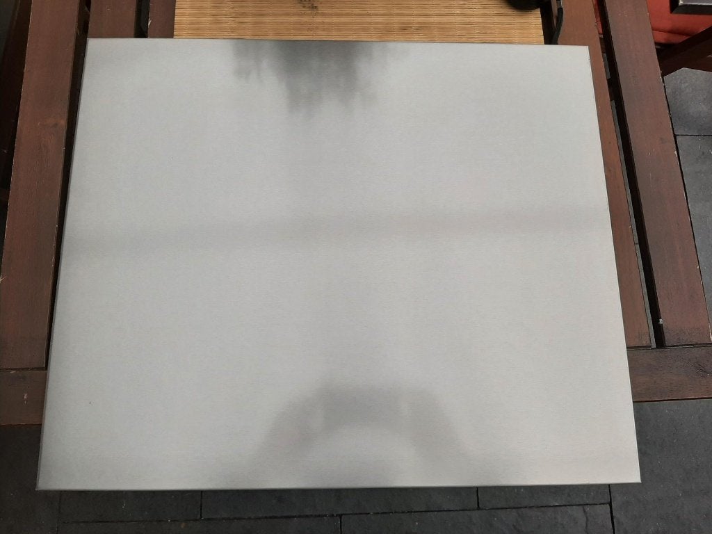 RVS achterwand - Anti-fingerprint - Geborsteld rvs, Ophalen, Minder dan 50 cm, Zo goed als nieuw, Minder dan 25 cm