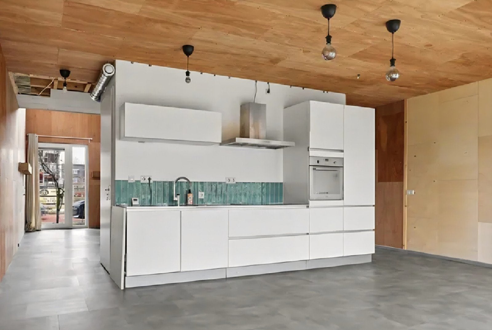 Moderne keuken met inbouwapparatuur, Huis en Inrichting, Keuken | Complete keukens, Gebruikt, Ophalen