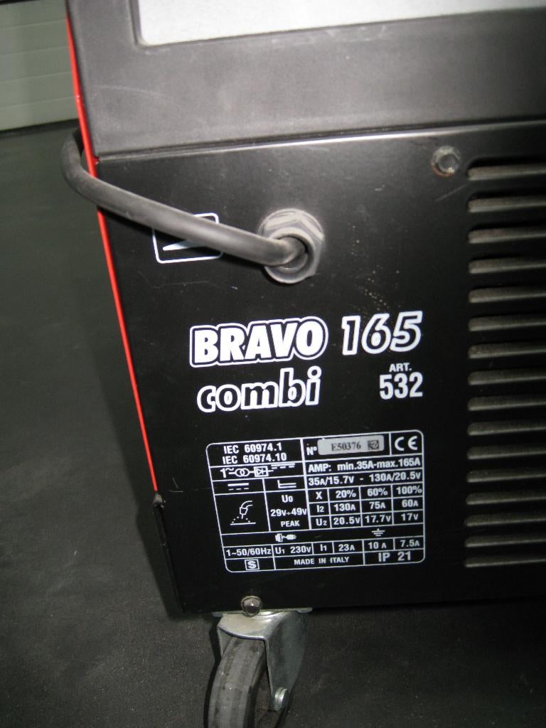 Lasapparaat Cebora 165 Combi Art 532, Ophalen, Nieuw, 150 tot 250 ampère, Co2