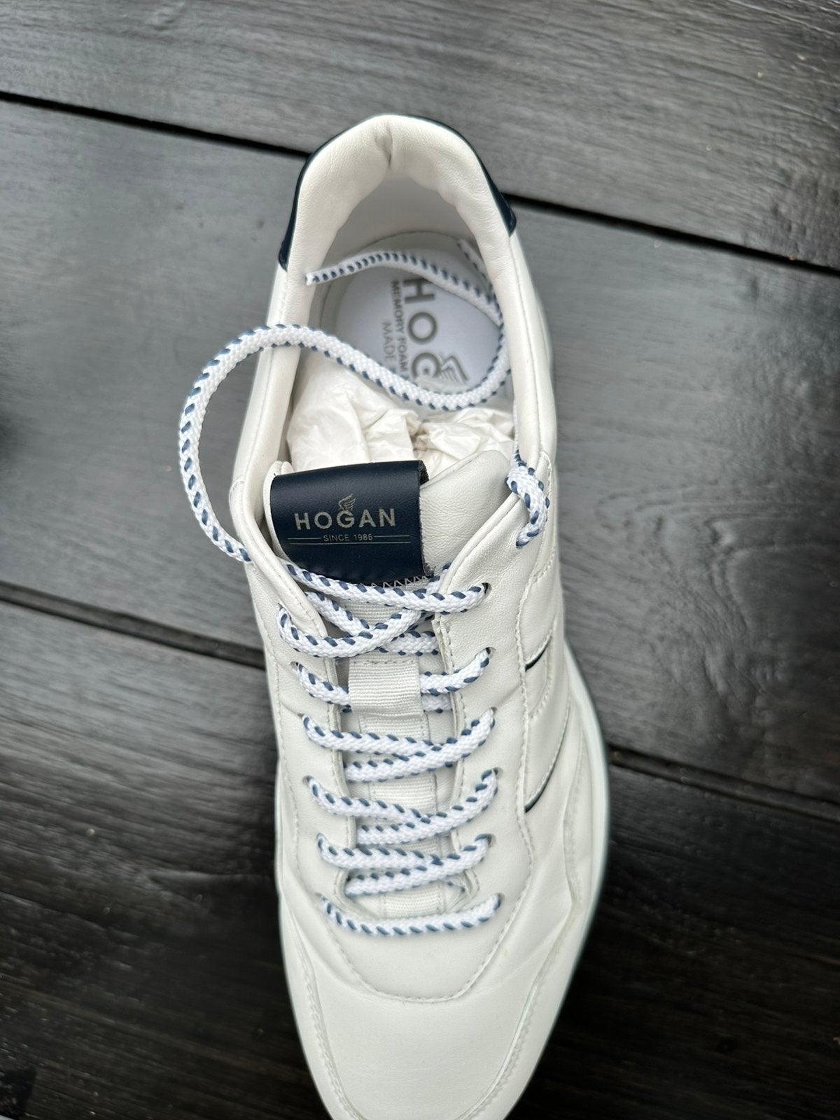 Hogan sneakers, NIEUW kalfsleer wit maat 10(44), Wit, Nieuw, Ophalen of Verzenden, Sneakers of Gympen