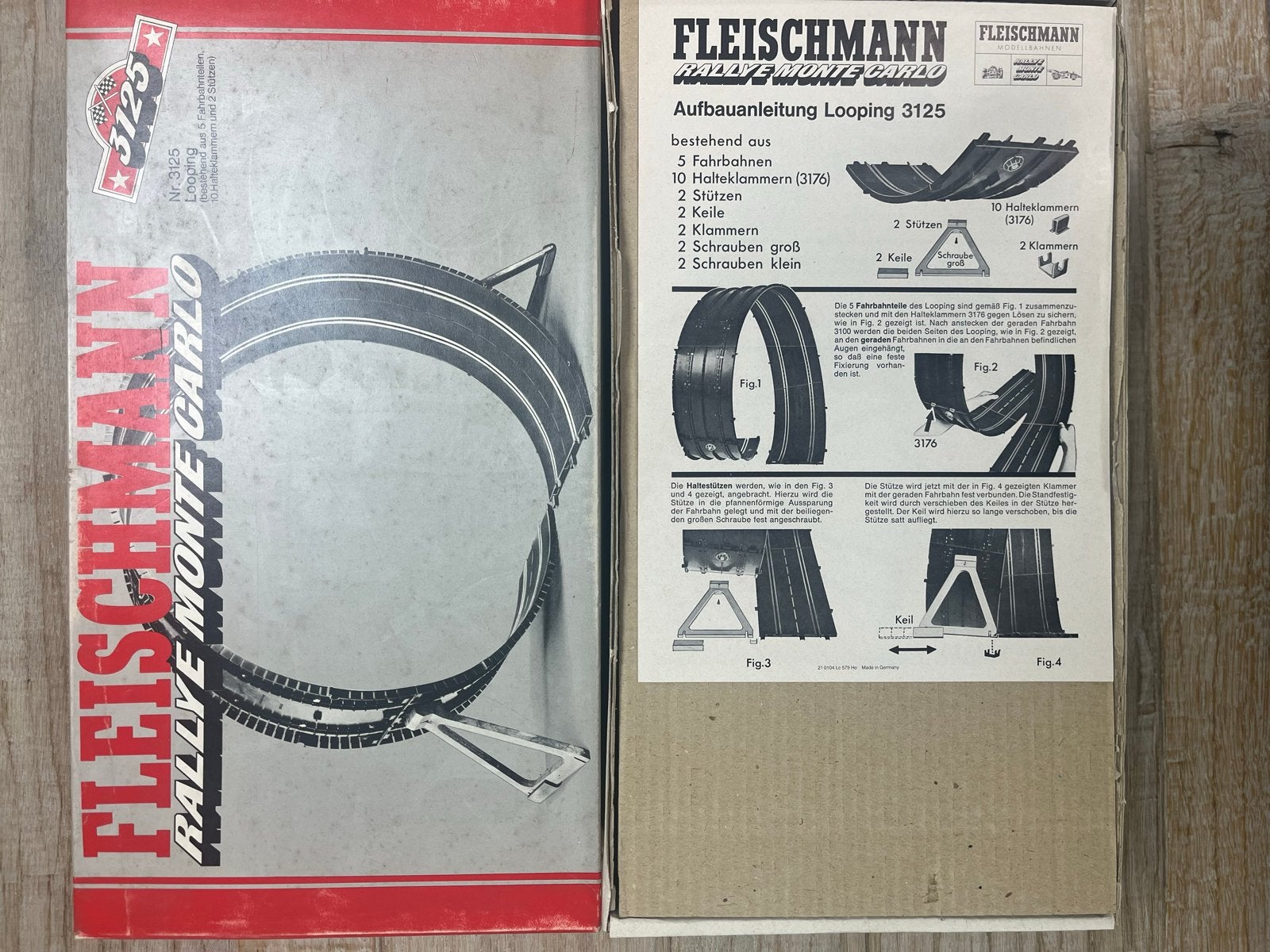 Fleischmann Racebaan Looping 3125 - Nieuwstaat Magazijnvonds, Racebaan, Fleischmann, Nieuw, Ophalen of Verzenden