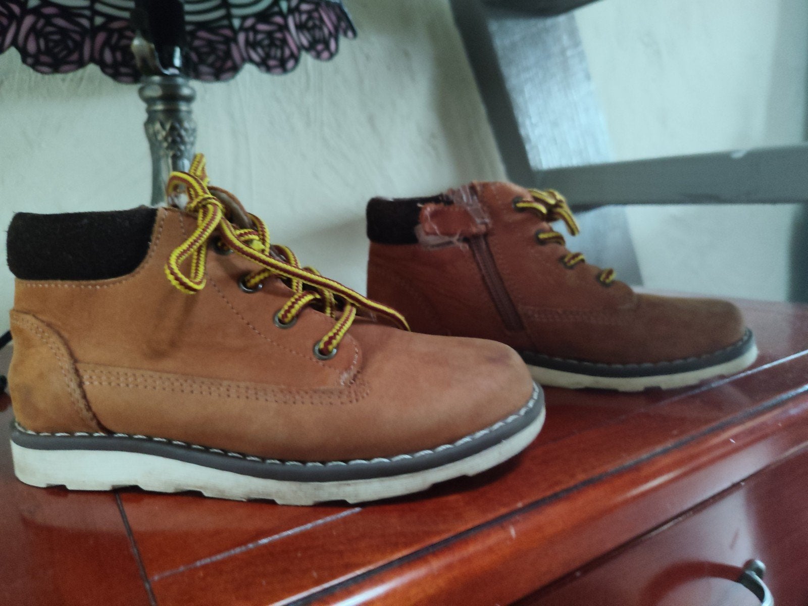 Sroot stevige leren jongens schoenen 27, Ophalen of Verzenden, Jongen, Schoenen