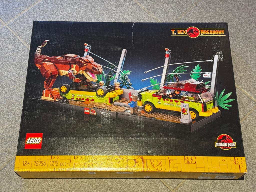 LEGO 76956 JURASSIC PARK T. rex Breakout NIEUW VERZEGELD, Jurassic World, Lego, Nieuw, Ophalen of Verzenden