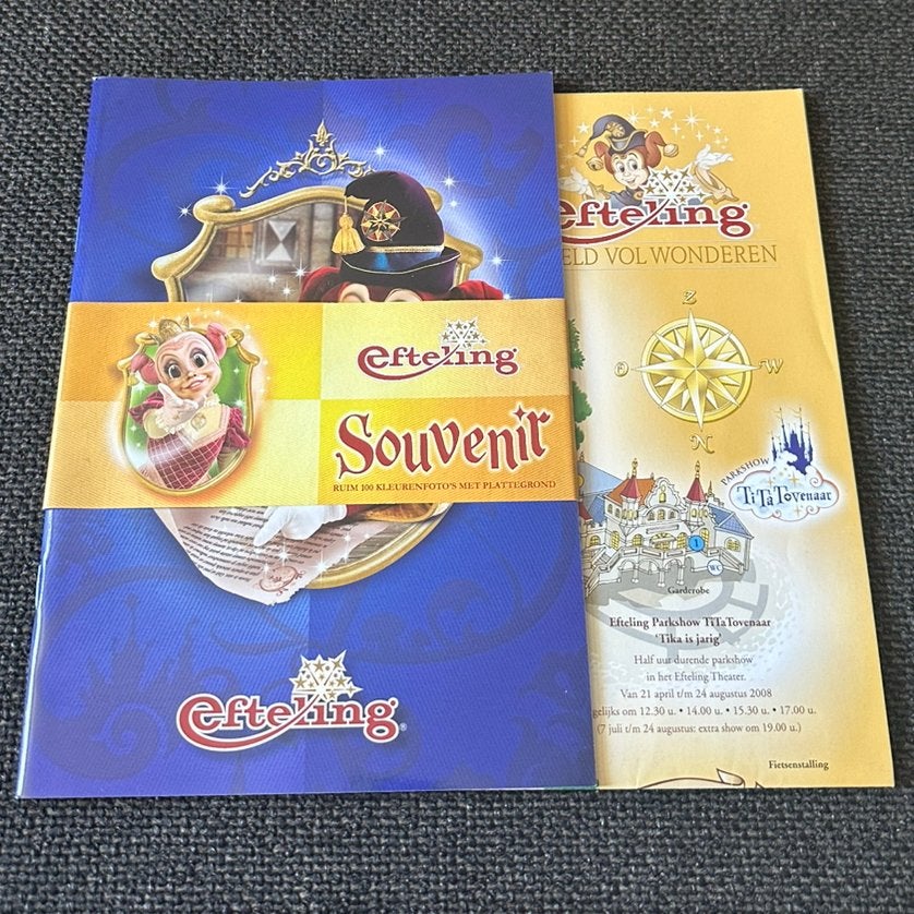 Efteling jaarboekje 2008 met wikkel en plattegrond, Ophalen of Verzenden