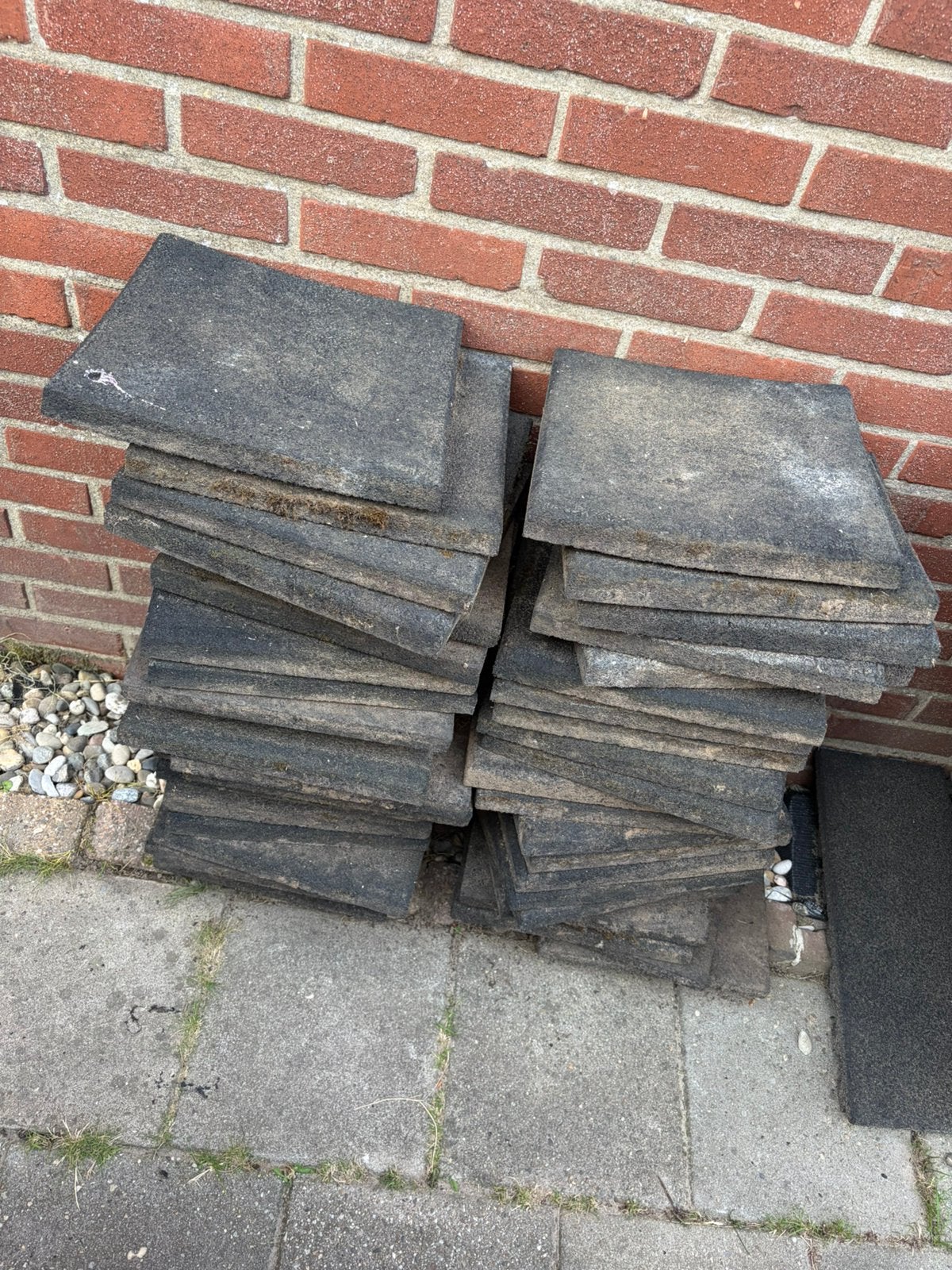 Rubberen tegels 30x30, Ophalen, Zo goed als nieuw, Rubber, Overige typen
