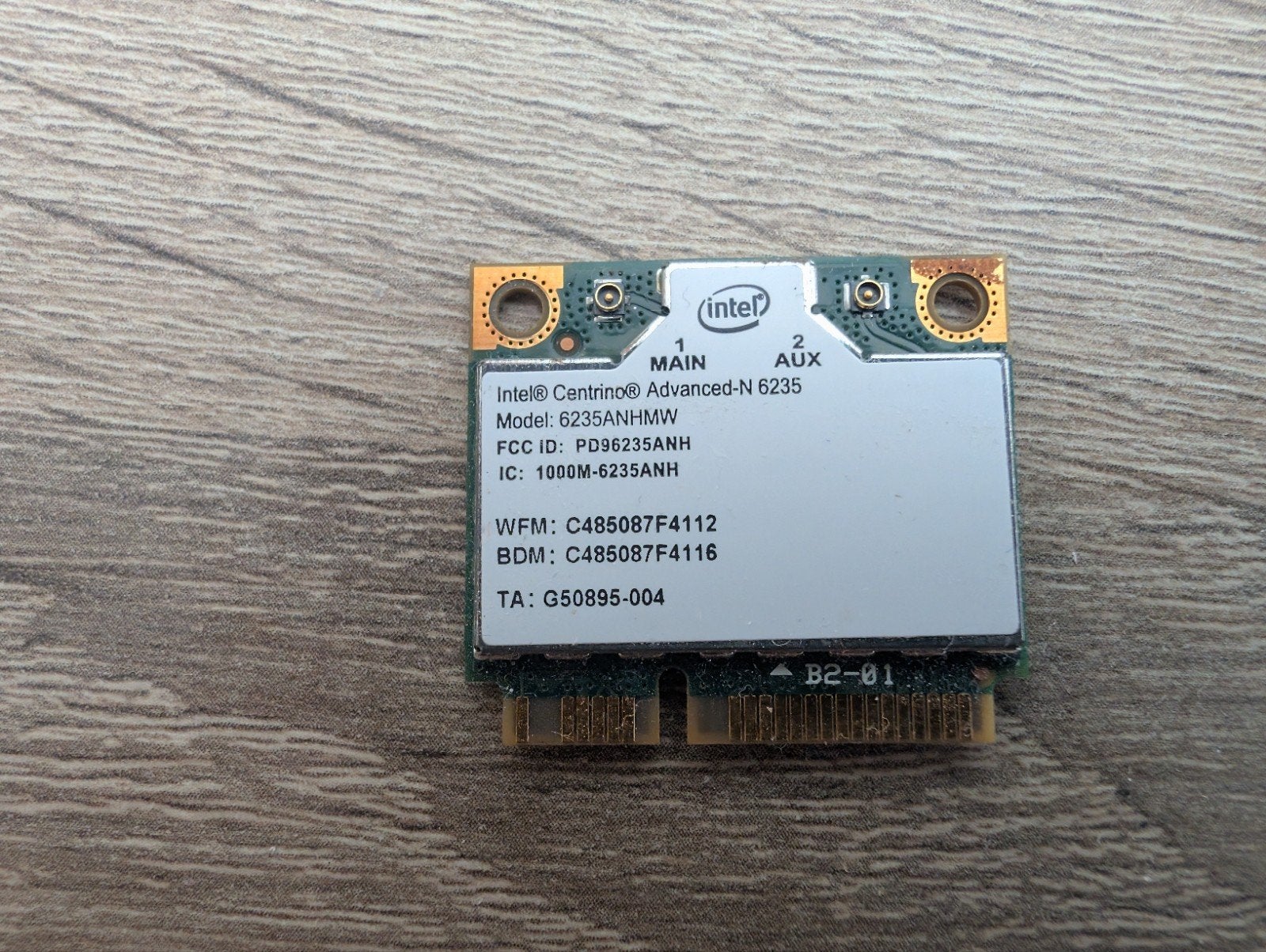 Intel Centrino Advanced-N 6235 WiFi kaart, Ophalen of Verzenden, Gebruikt, Intern, Intel