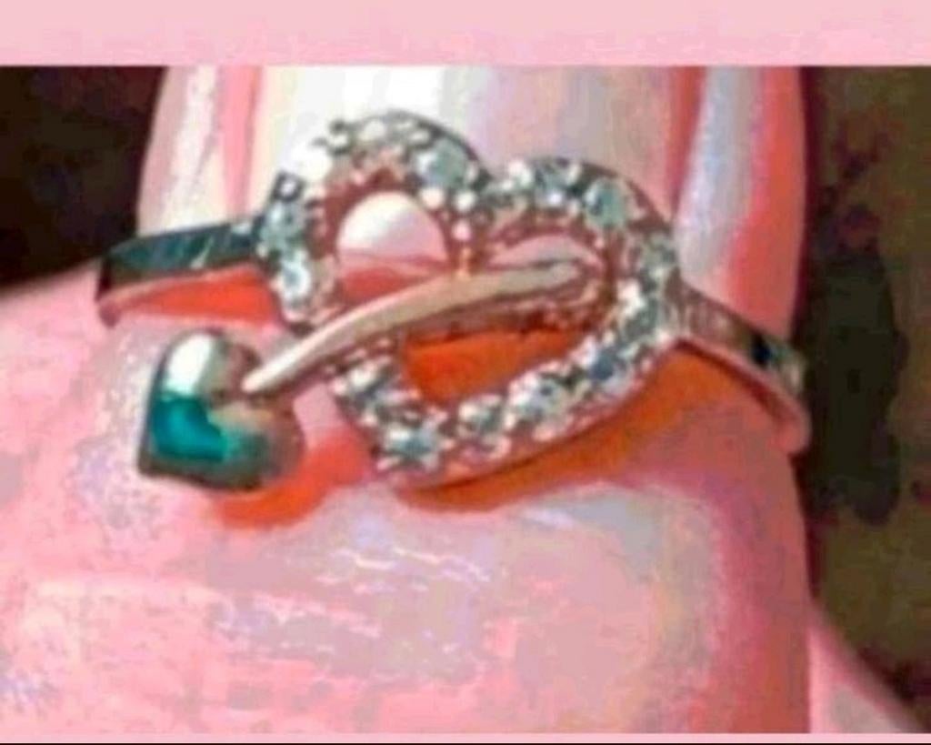 Ring hart maat 17, Verzenden, Nieuw, Goud