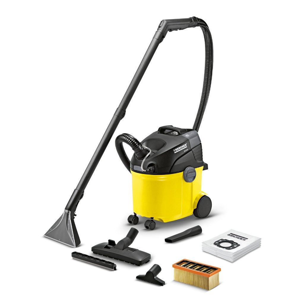 Tapijtreiniger Karcher SE 5.100, Ophalen of Verzenden, Zo goed als nieuw, Waterstofzuiger