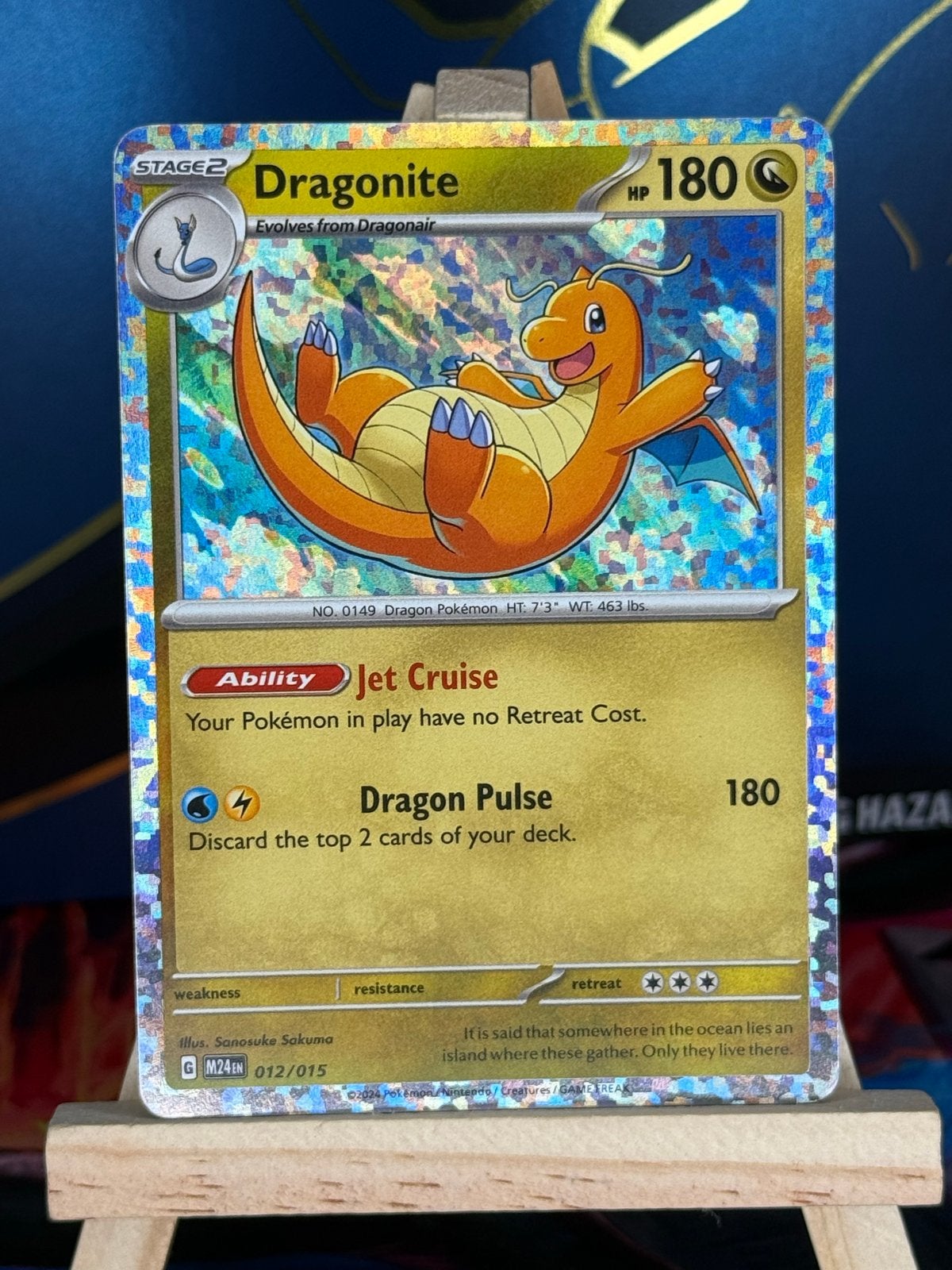 Dragonite #12 | Pokemon McDonalds 2024, Ophalen of Verzenden, Zo goed als nieuw, Losse kaart, Foil
