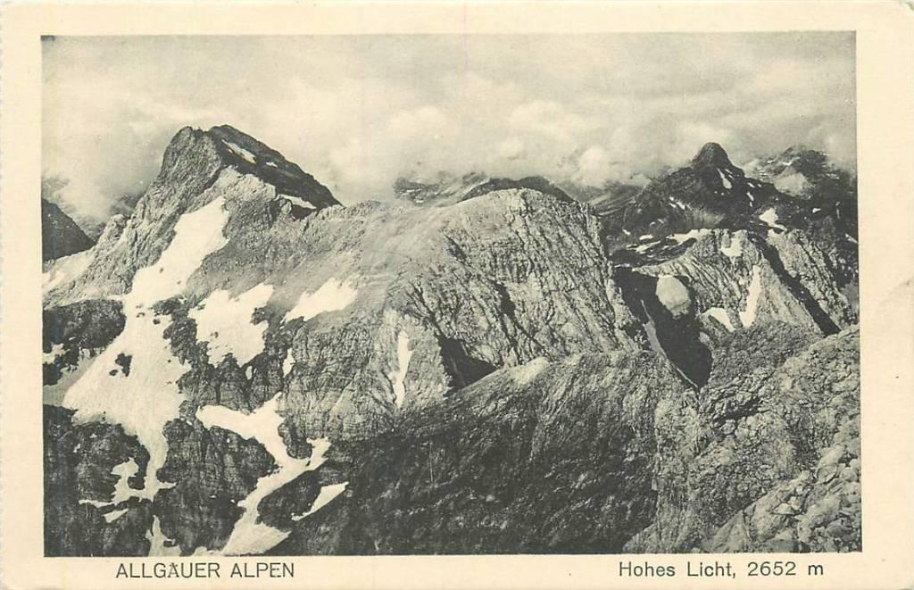 381-283-015 Allgauer Alpen, Verzenden, Voor 1920, Duitsland