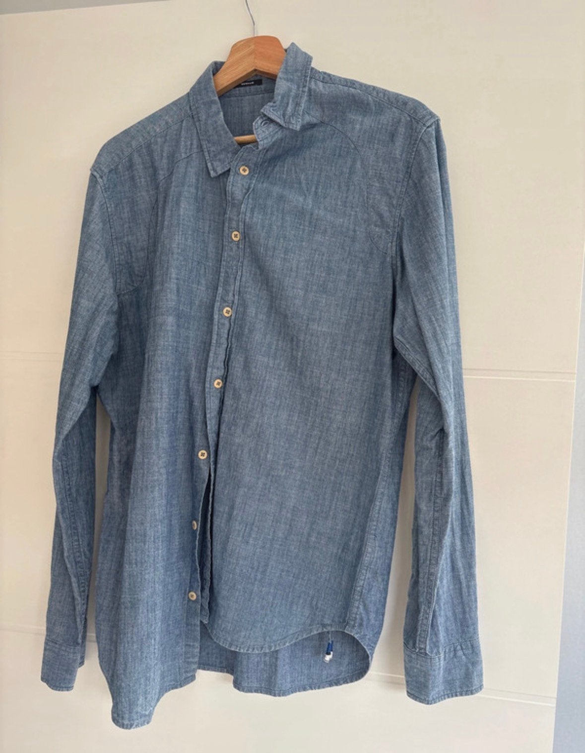 Spijkerblouse, Verzenden, Nieuw, Blauw