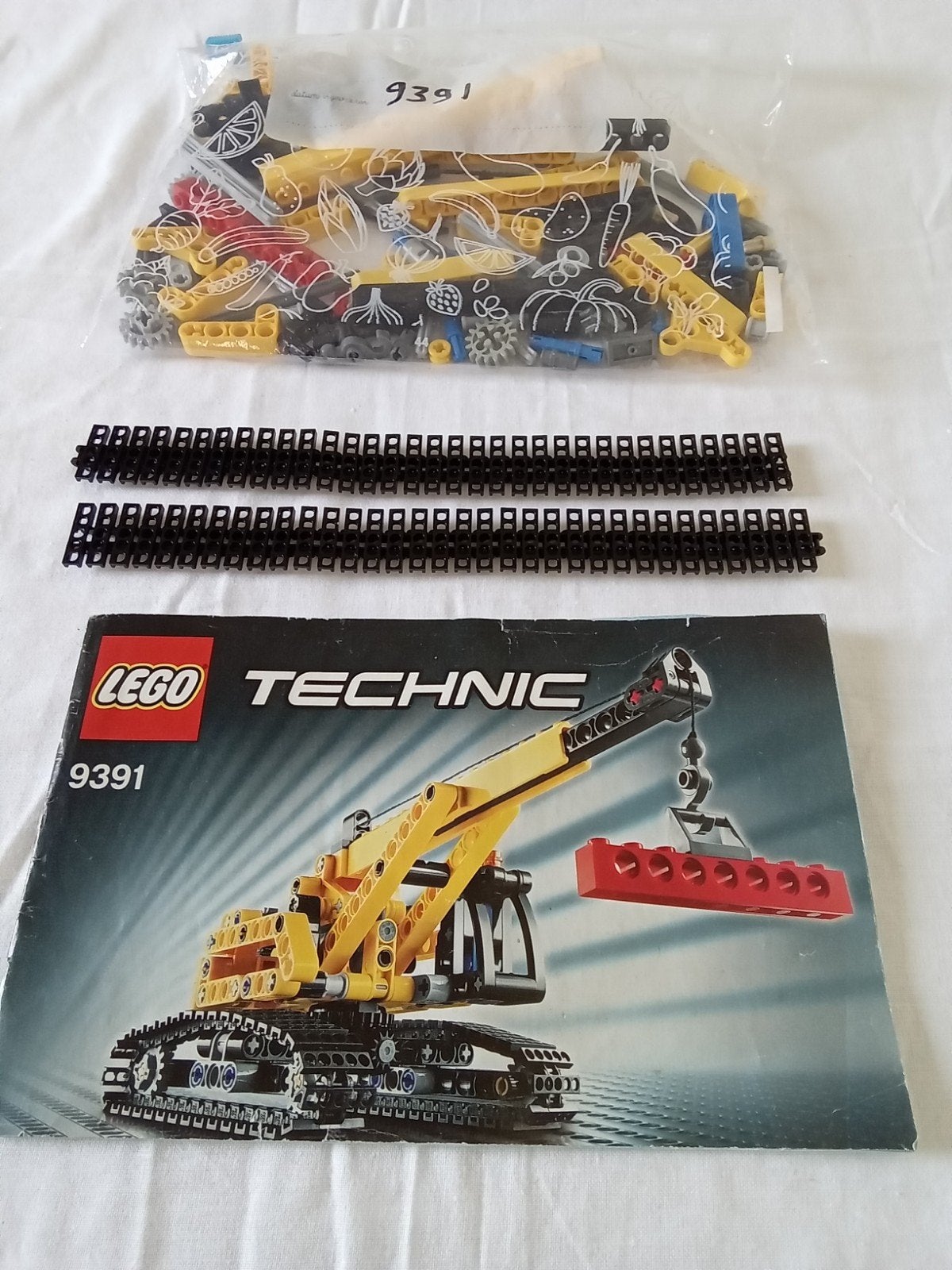 Lego technic - kraan / bulldozer - 2in1 - 9391, Gebruikt, Lego, Ophalen of Verzenden, Complete set